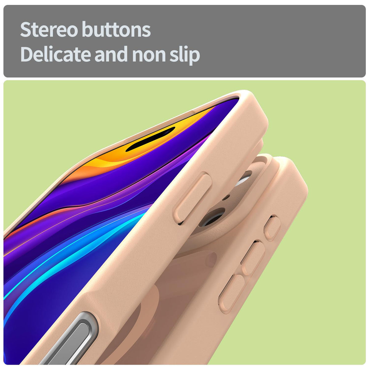 For iPhone 18 Pro Fanying Series Precision Camera Hole PC Hybrid TPU Translucent Frosted Magnetic Phone Case - Rouge Powder - EDA009893322I