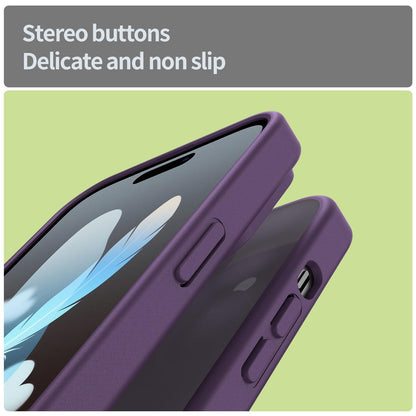 For iPhone 14 Pro Fanying Series Precision Camera Hole PC Hybrid TPU Translucent Frosted Phone Case - Crystal Purple - EDA009893401B