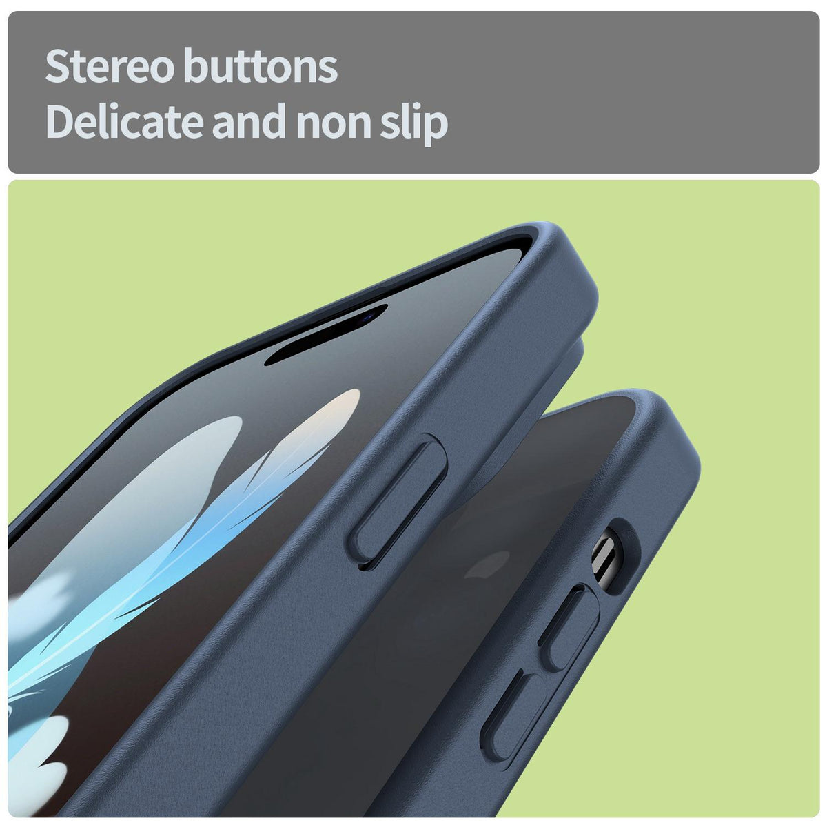 For iPhone 14 Pro Fanying Series Precision Camera Hole PC Hybrid TPU Translucent Frosted Phone Case - Cyan Blue - EDA009893401C