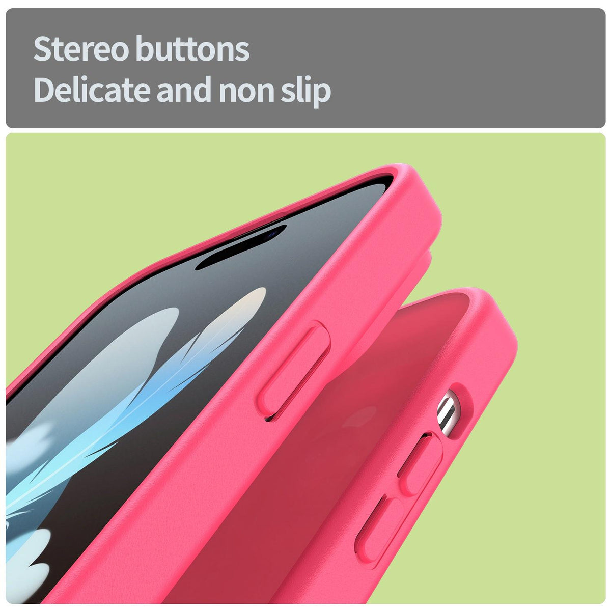 For iPhone 14 Pro Fanying Series Precision Camera Hole PC Hybrid TPU Translucent Frosted Phone Case - Rose Red - EDA009893401E