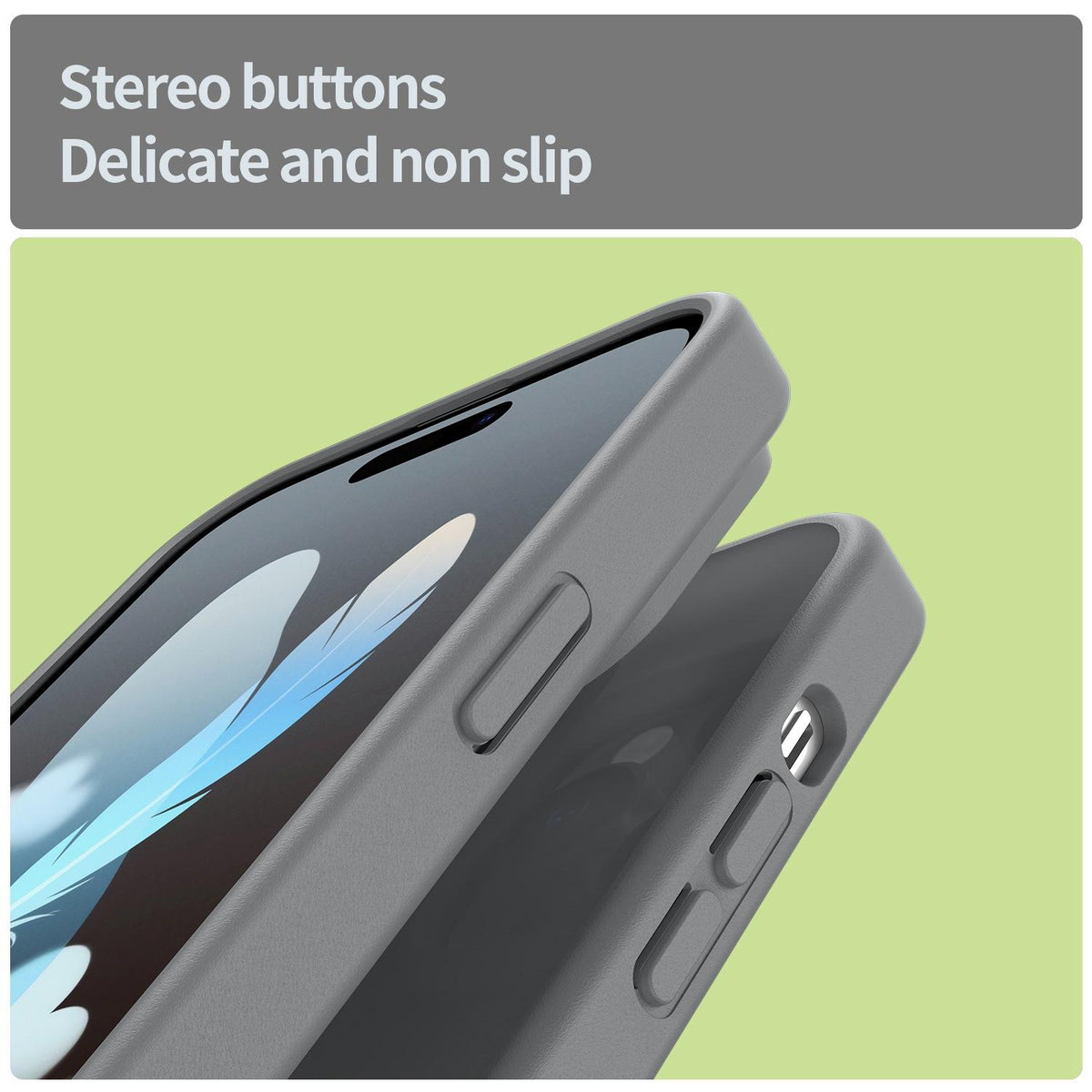 For iPhone 14 Pro Fanying Series Precision Camera Hole PC Hybrid TPU Translucent Frosted Phone Case - Silver Grey - EDA009893401F