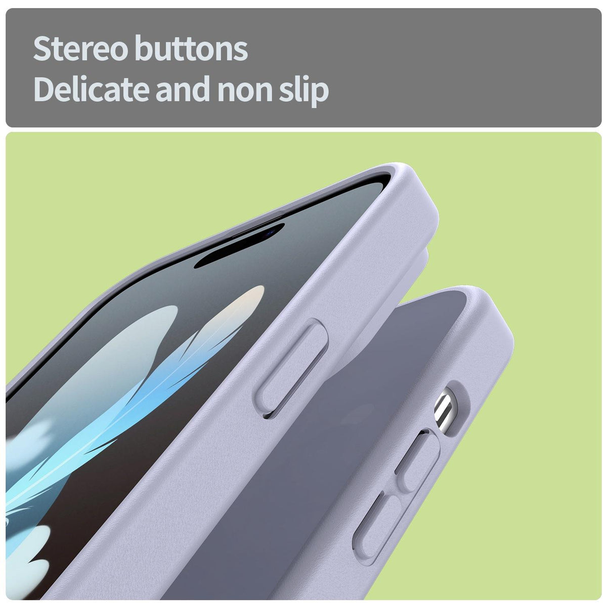 For iPhone 14 Pro Fanying Series Precision Camera Hole PC Hybrid TPU Translucent Frosted Phone Case - Lavender - EDA009893401H