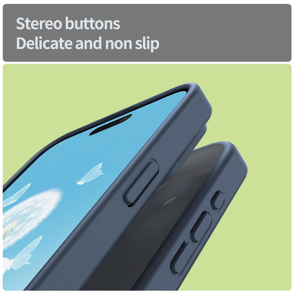 For iPhone 15 Pro Max Fanying Series Precision Camera Hole PC Hybrid TPU Translucent Frosted Phone Case - Cyan Blue - EDA009893409C
