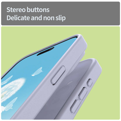 For iPhone 15 Pro Max Fanying Series Precision Camera Hole PC Hybrid TPU Translucent Frosted Phone Case - Lavender - EDA009893409H
