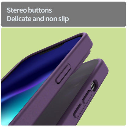 For iPhone 13 Pro Fanying Series Precision Camera Hole PC Hybrid TPU Translucent Frosted Phone Case - Crystal Purple - EDA009893410B
