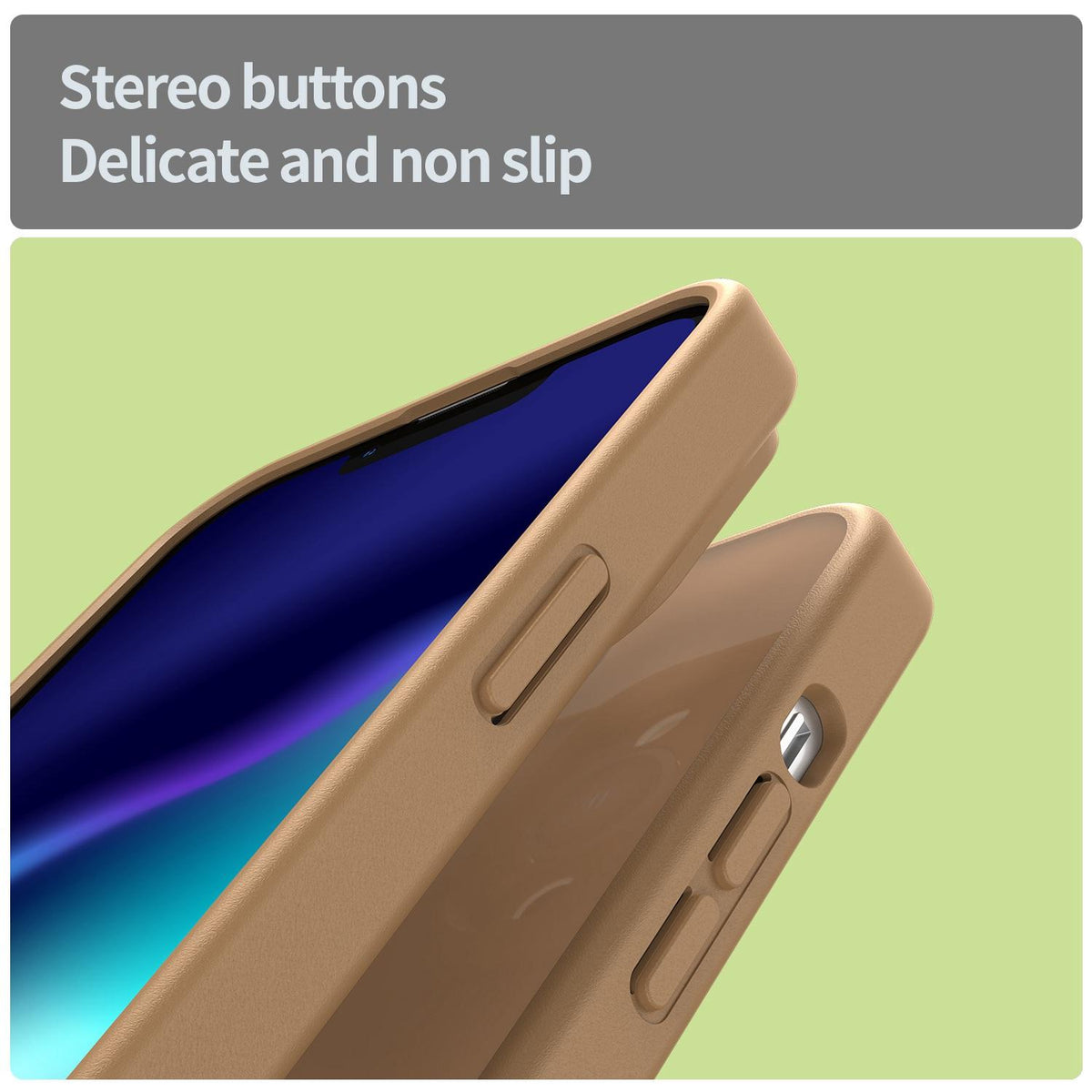 For iPhone 13 Pro Fanying Series Precision Camera Hole PC Hybrid TPU Translucent Frosted Phone Case - Desert Gold - EDA009893410G