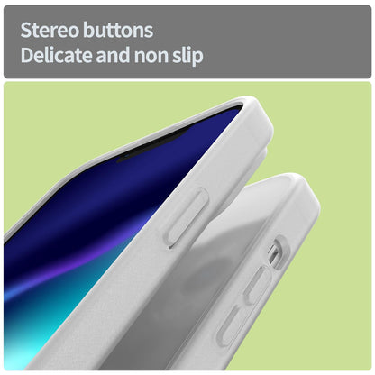 For iPhone 13 Pro Fanying Series Precision Camera Hole PC Hybrid TPU Translucent Frosted Phone Case - Matte White - EDA009893410J