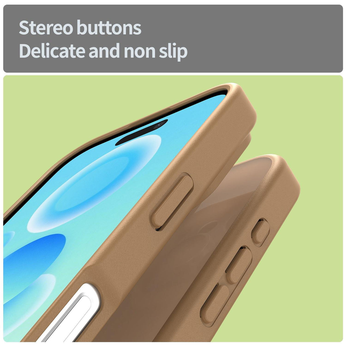 For iPhone 16 Pro Fanying Series Precision Camera Hole PC Hybrid TPU Translucent Frosted Phone Case - Desert Gold - EDA009893414G
