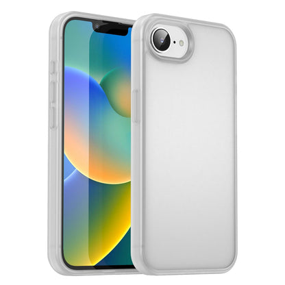 For iPhone 16e / 17e Fanying Series Precision Camera Hole PC Hybrid TPU Translucent Frosted Phone Case - Matte White - EDA009893416J