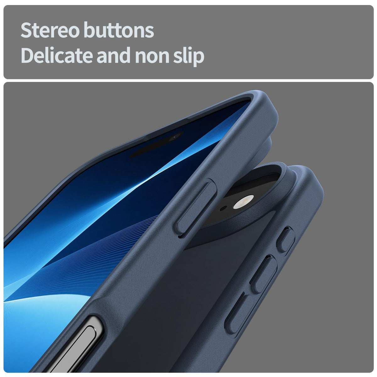 For iPhone Air Fanying Series Precision Camera Hole PC Hybrid TPU Translucent Frosted Phone Case - Cyan Blue - EDA009893418C