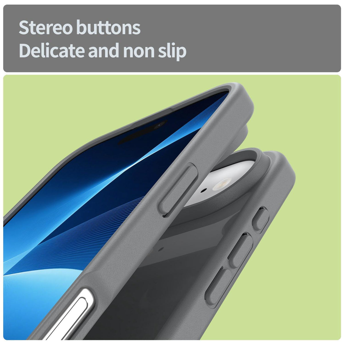 For iPhone Air Fanying Series Precision Camera Hole PC Hybrid TPU Translucent Frosted Phone Case - Silver Grey - EDA009893418F
