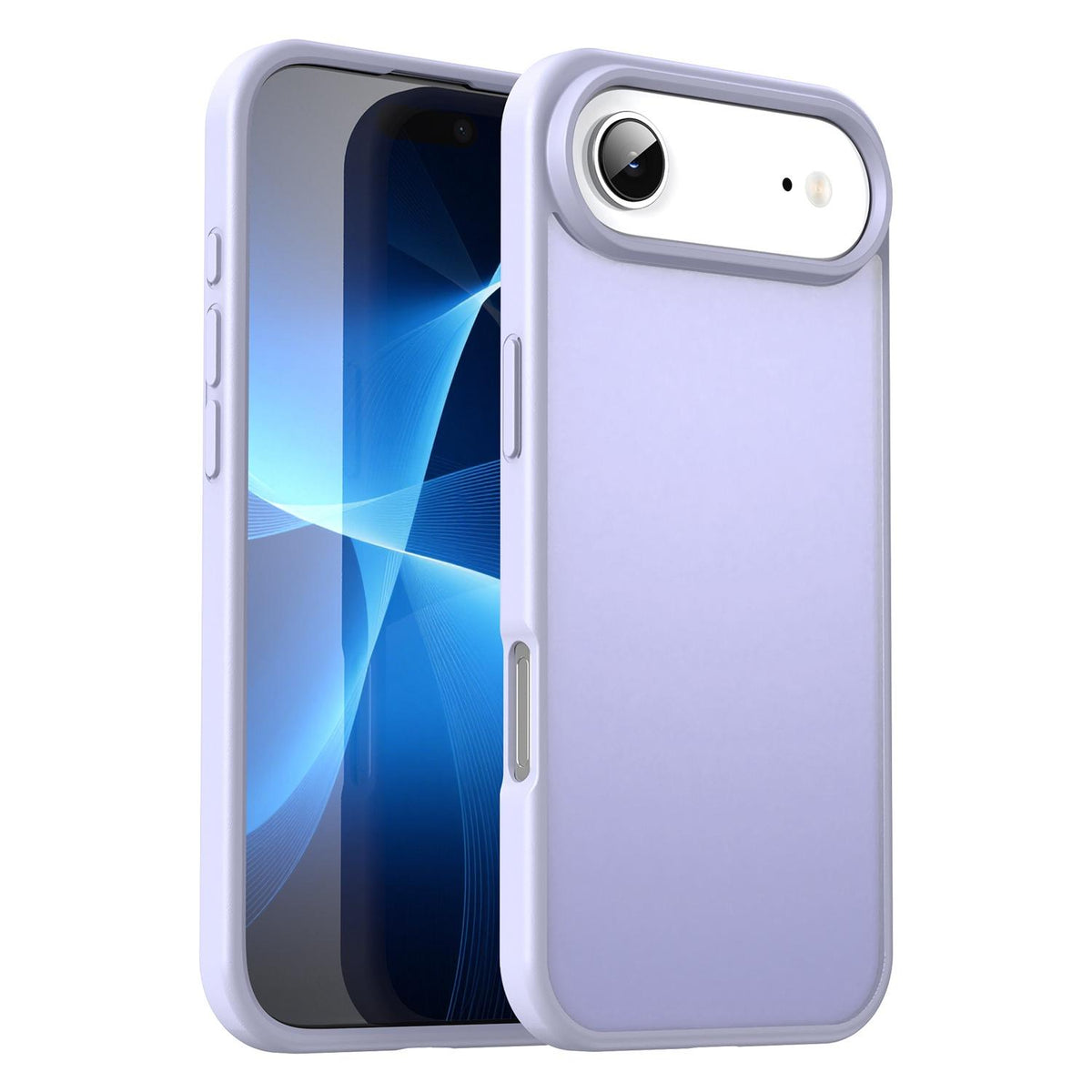 For iPhone Air Fanying Series Precision Camera Hole PC Hybrid TPU Translucent Frosted Phone Case - Lavender - EDA009893418H