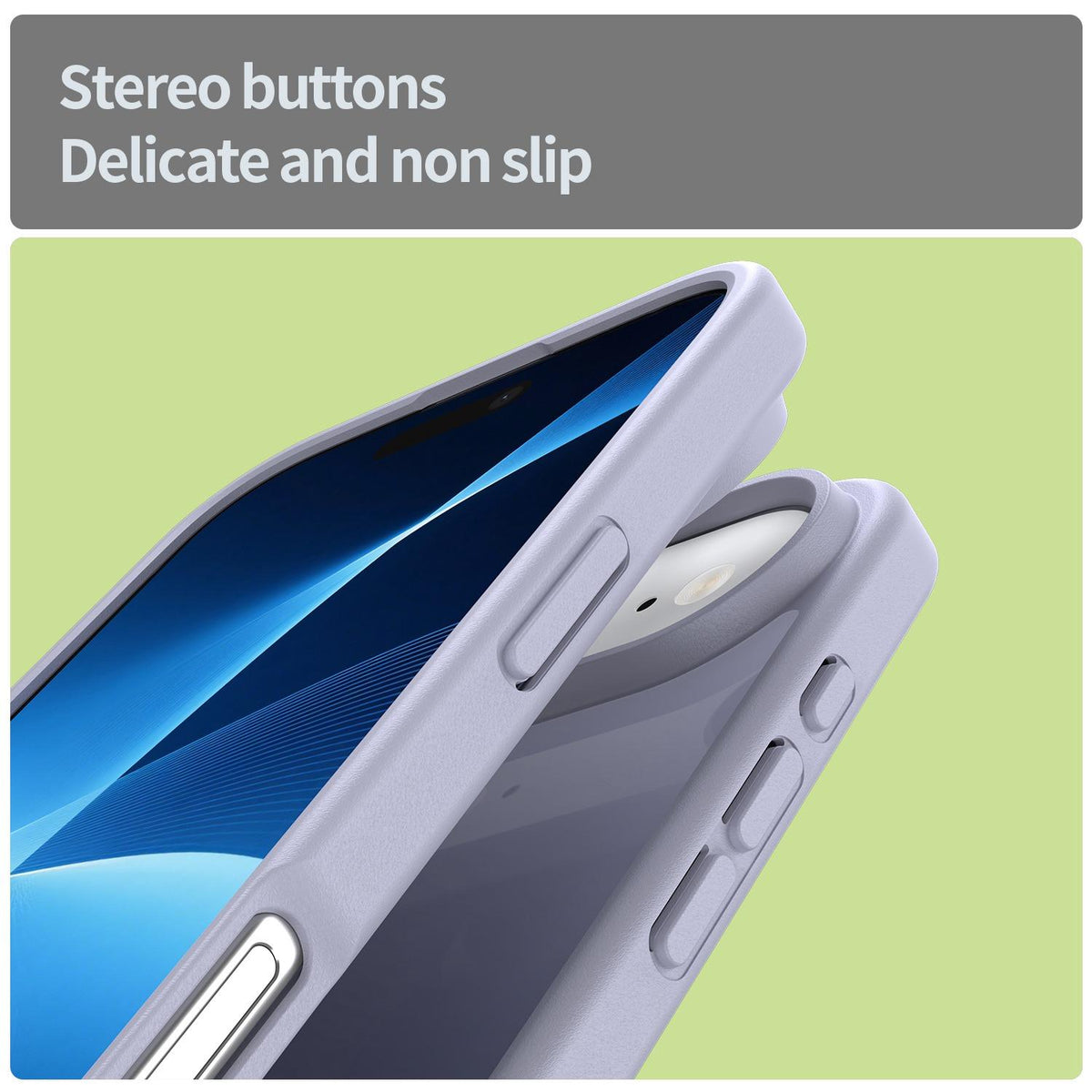 For iPhone Air Fanying Series Precision Camera Hole PC Hybrid TPU Translucent Frosted Phone Case - Lavender - EDA009893418H