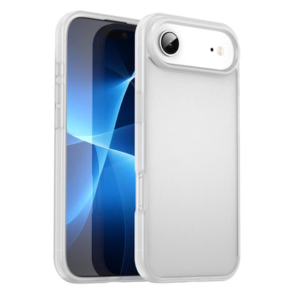 For iPhone Air Fanying Series Precision Camera Hole PC Hybrid TPU Translucent Frosted Phone Case - Matte White - EDA009893418J