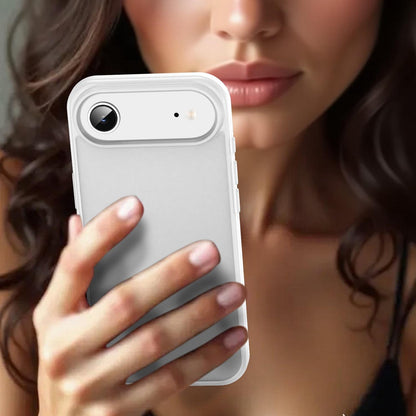 For iPhone Air Fanying Series Precision Camera Hole PC Hybrid TPU Translucent Frosted Phone Case - Matte White - EDA009893418J