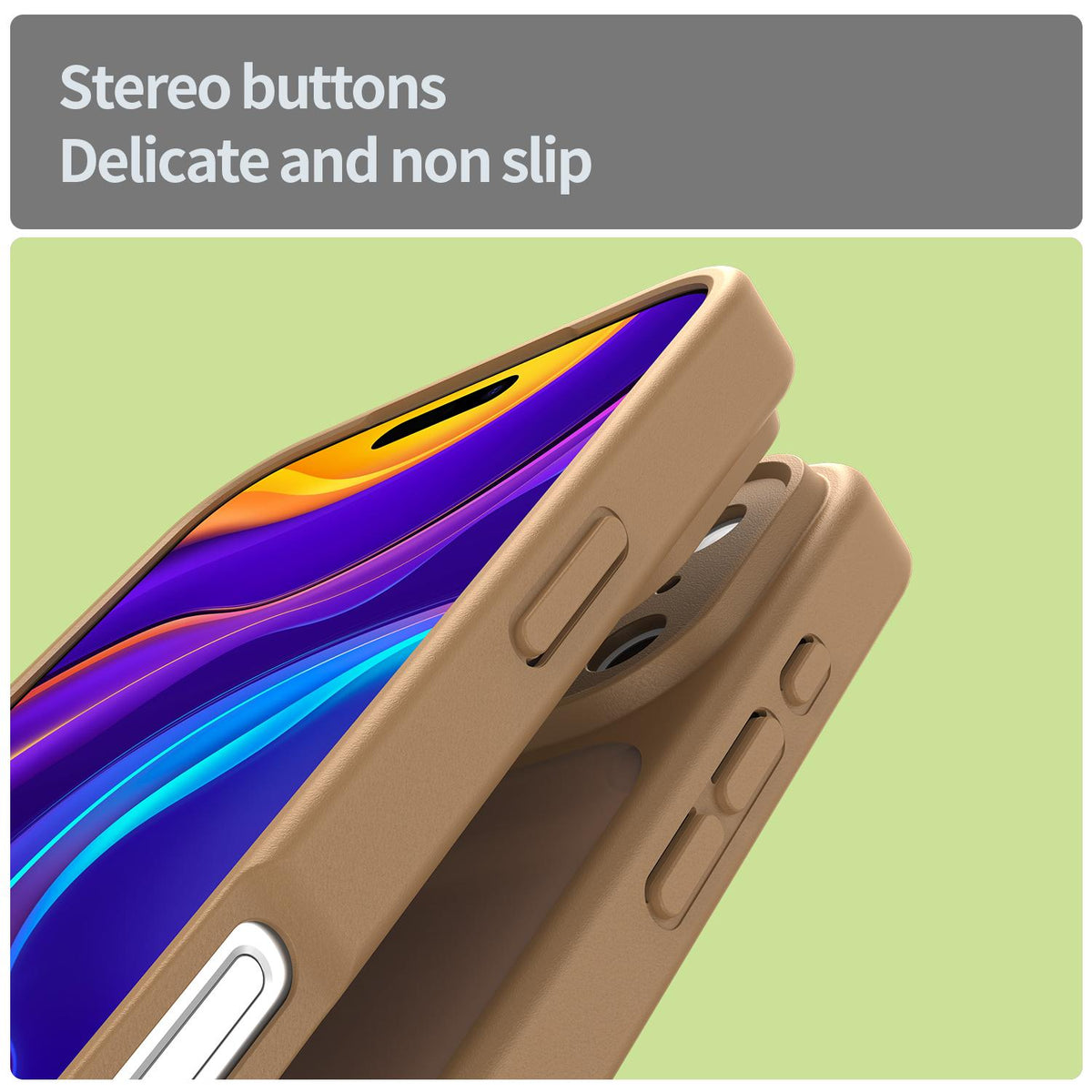 For iPhone 18 Pro Fanying Series Precision Camera Hole PC Hybrid TPU Translucent Frosted Phone Case - Desert Gold - EDA009893422G