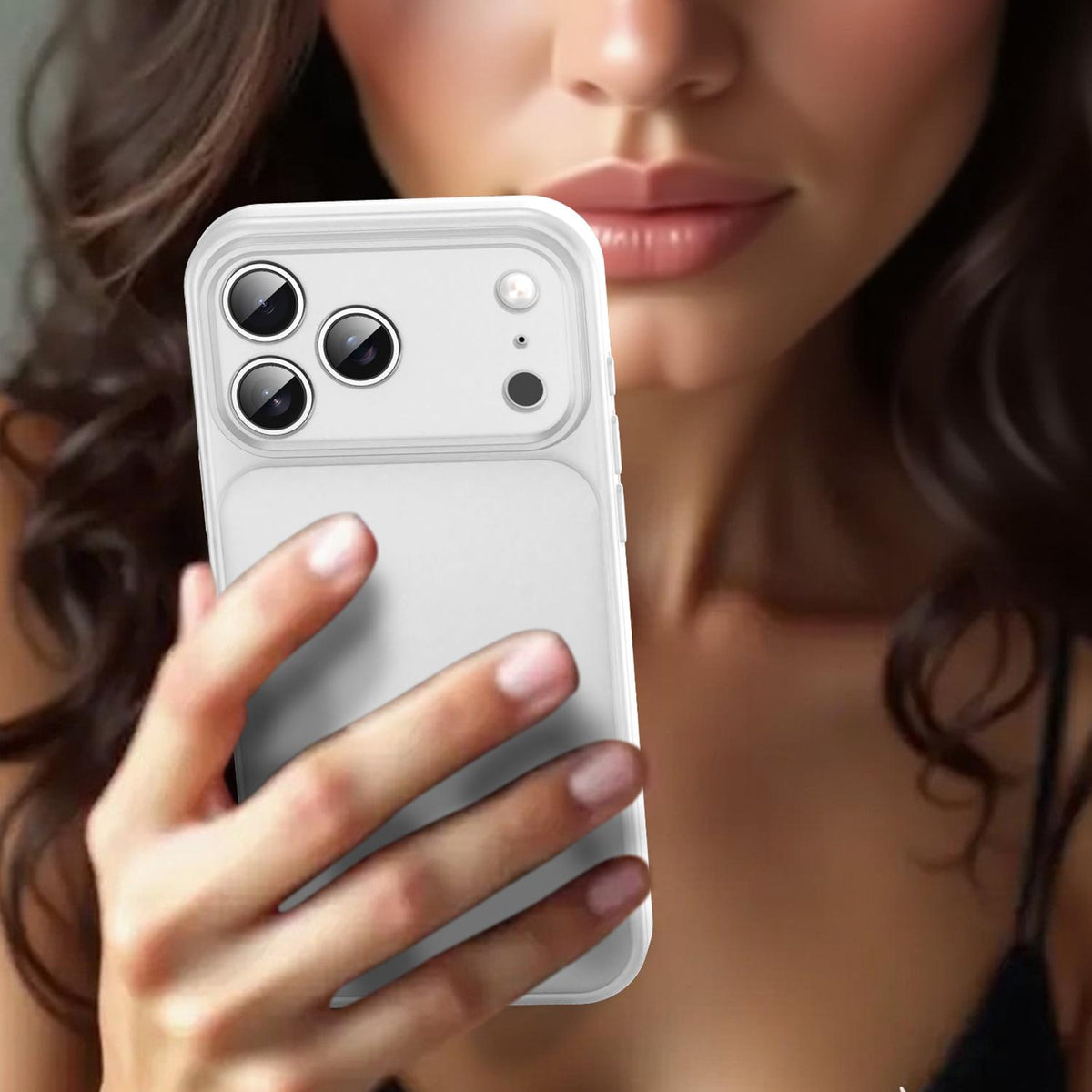 For iPhone 18 Pro Fanying Series Precision Camera Hole PC Hybrid TPU Translucent Frosted Phone Case - Matte White - EDA009893422J