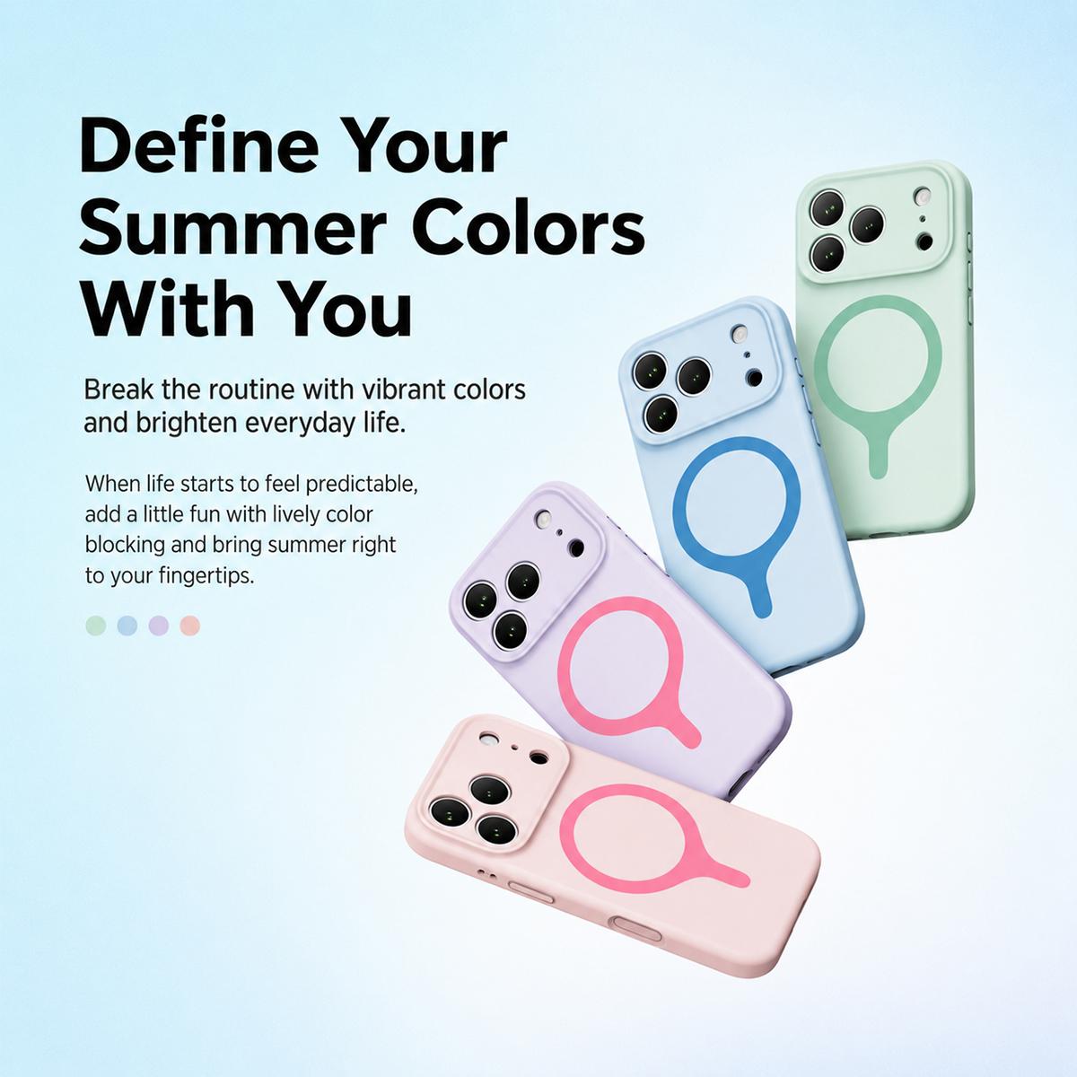 For iPhone 17 Pro Max Transforms Into 17 Series Liquid Silicone Magnetic Phone Case - Pink - EDA009893601C