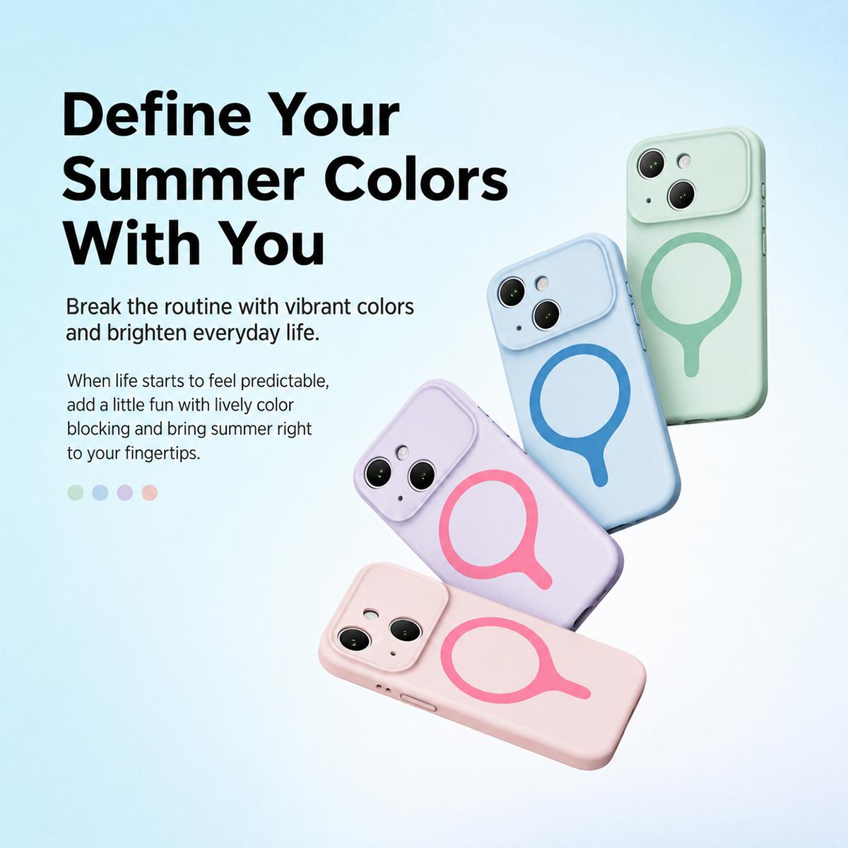 For iPhone 15 Transforms Into 17 Series Liquid Silicone Magnetic Phone Case - Yellow - EDA009893610F