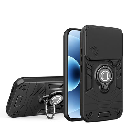 For Xiaomi 17T 5G Camshield Ring Holder Phone Case - Black - EDA009894001B