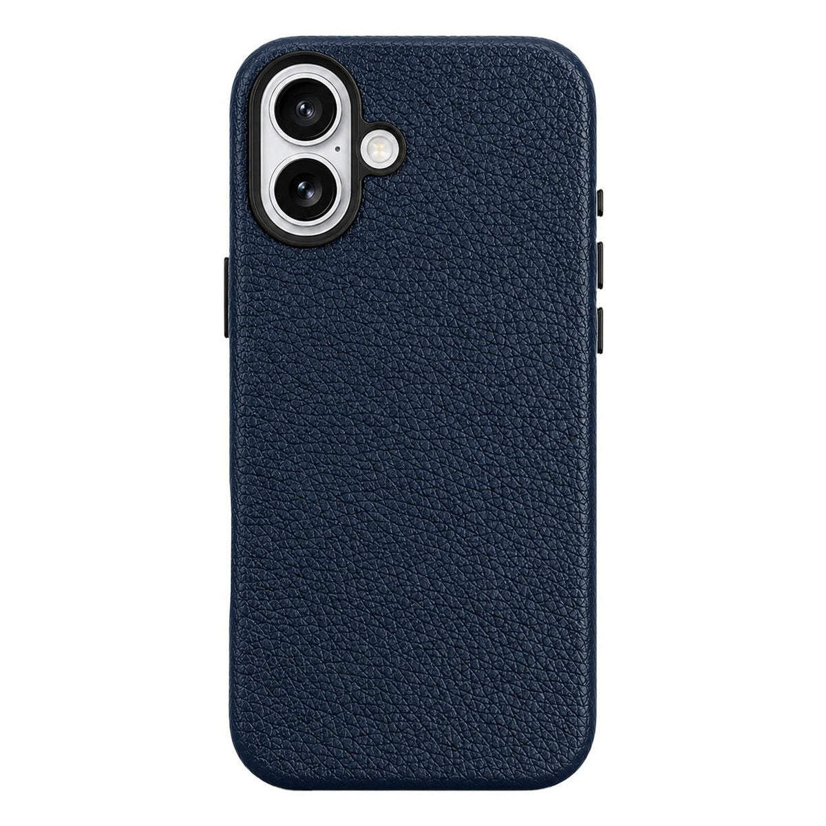 For iPhone 17 Skin Feel PU Vegan Leather Magnetic Phone Case - Blue-Green - EDA009902104G