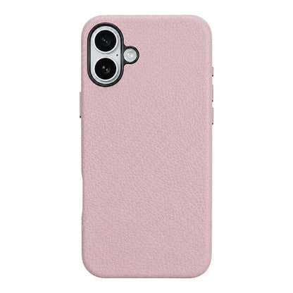 For iPhone 17 Skin Feel PU Vegan Leather Magnetic Phone Case - Pink - EDA009902104I