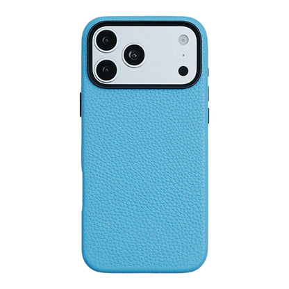 For iPhone 18 Pro / 17 Pro Skin Feel PU Vegan Leather Magnetic Phone Case - Blue - EDA009902105A