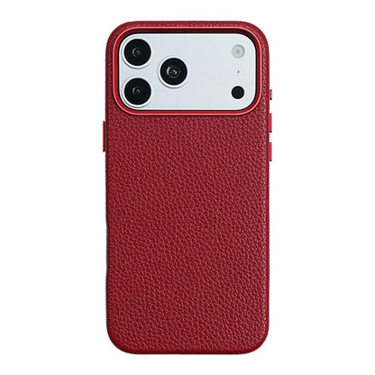 For iPhone 18 Pro / 17 Pro Skin Feel PU Vegan Leather Magnetic Phone Case - Red - EDA009902105C