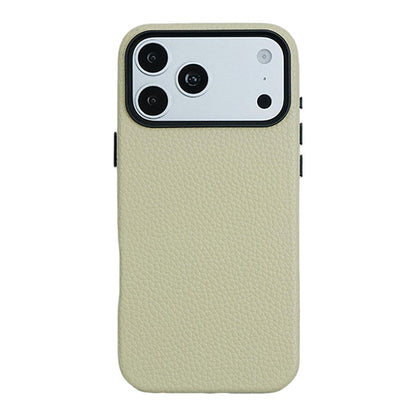 For iPhone 18 Pro / 17 Pro Skin Feel PU Vegan Leather Magnetic Phone Case - Creamy Apricot Yellow - EDA009902105E