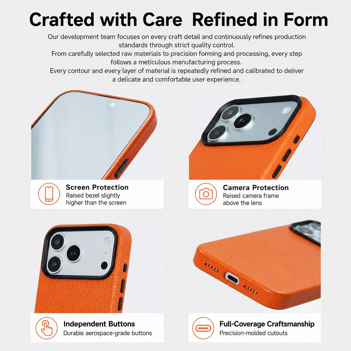 For iPhone 18 Pro / 17 Pro Skin Feel PU Vegan Leather Magnetic Phone Case - Pink - EDA009902105I