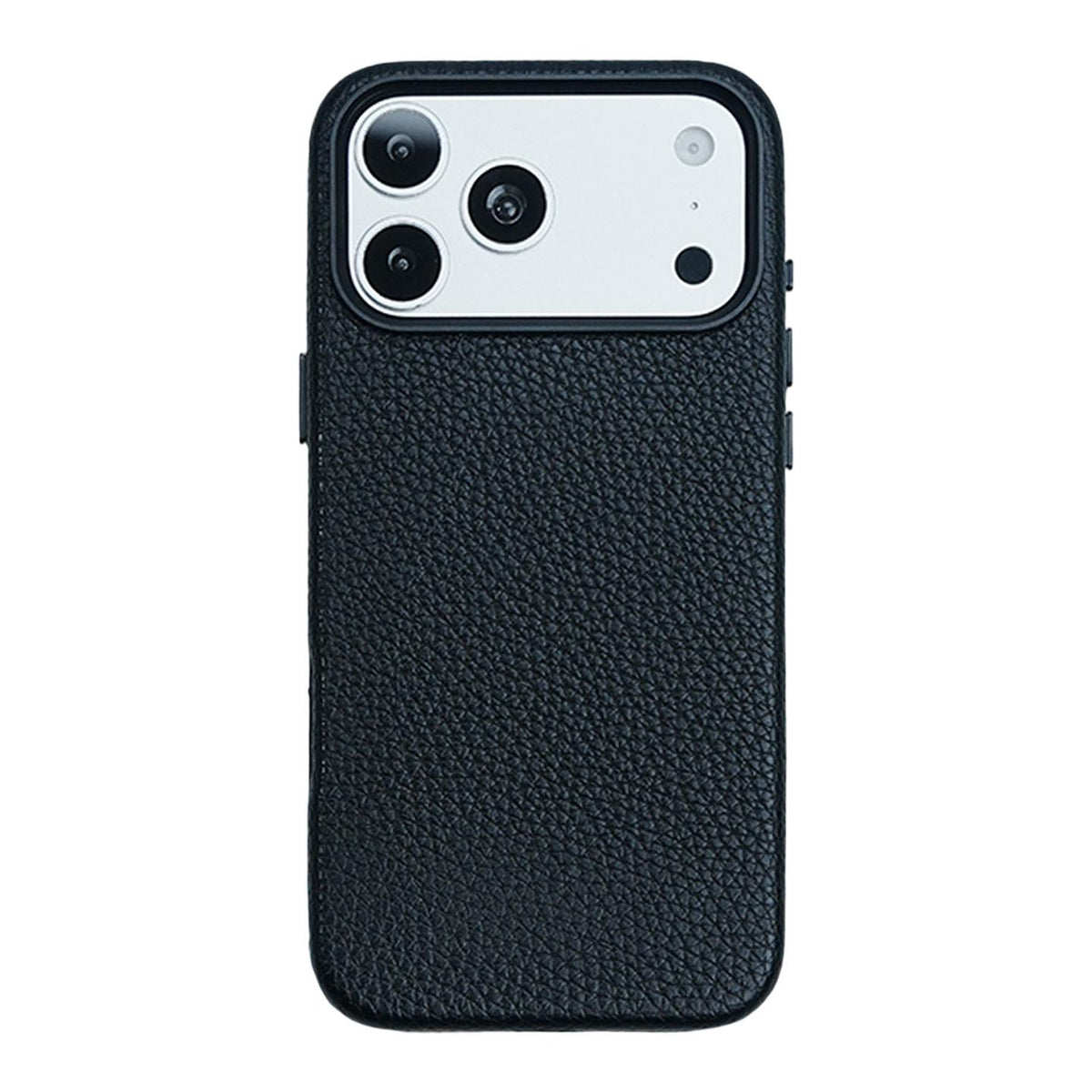 For iPhone 18 Pro / 17 Pro Skin Feel PU Vegan Leather Magnetic Phone Case - Black - EDA009902105K