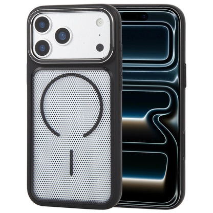 For iPhone 17 Pro GEBEI Skin Feel Starry Dot Magnetic Phone Case - Black - EDA009915902D