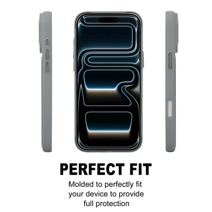 For iPhone 17 Pro GEBEI Skin Feel Starry Dot Magnetic Phone Case - Grey - EDA009915902E