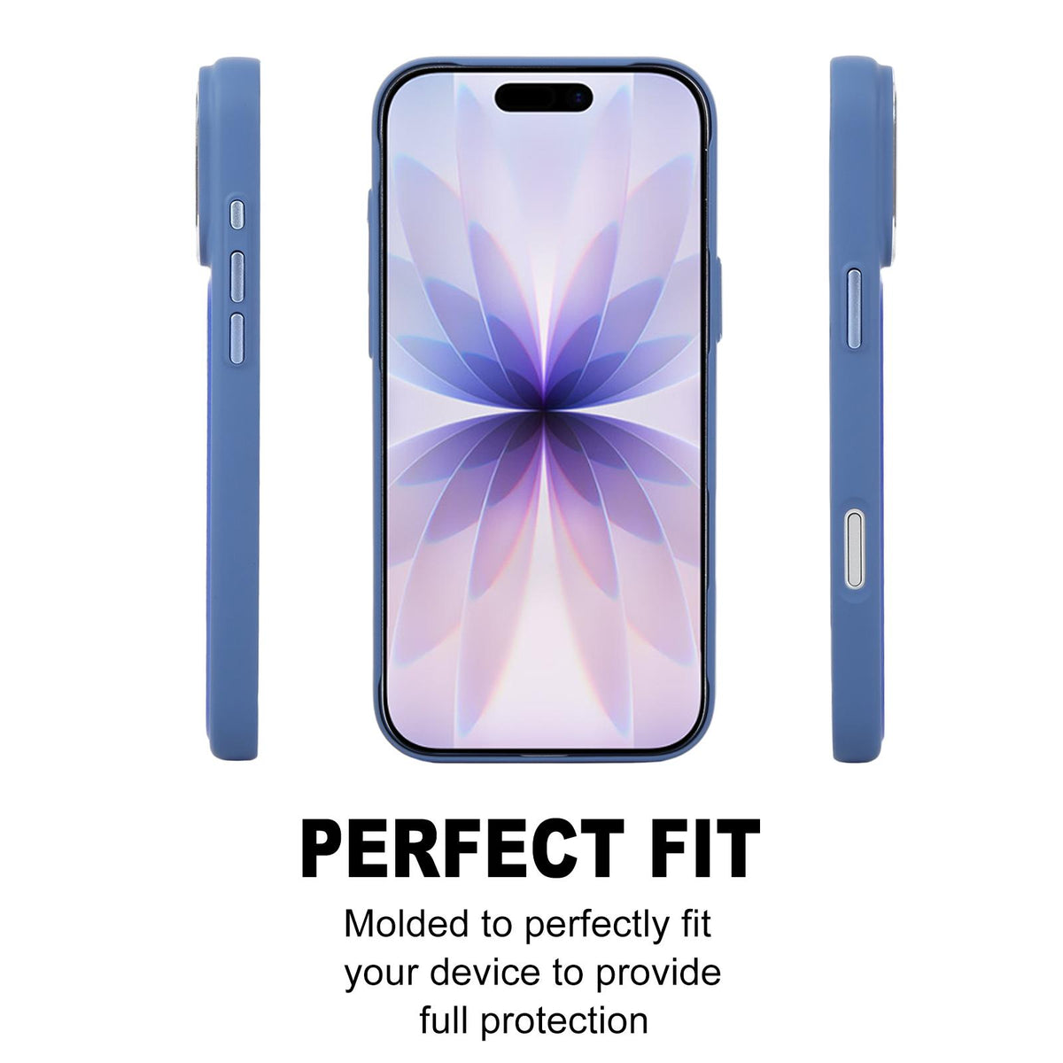 For iPhone 17 GEBEI Skin Feel Starry Dot Magnetic Phone Case - Blue - EDA009915903A