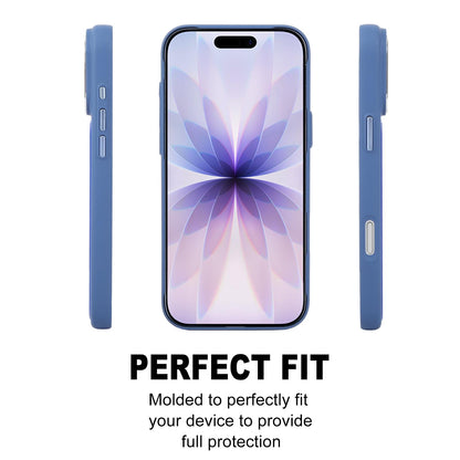 For iPhone 17 GEBEI Skin Feel Starry Dot Magnetic Phone Case - Blue - EDA009915903A