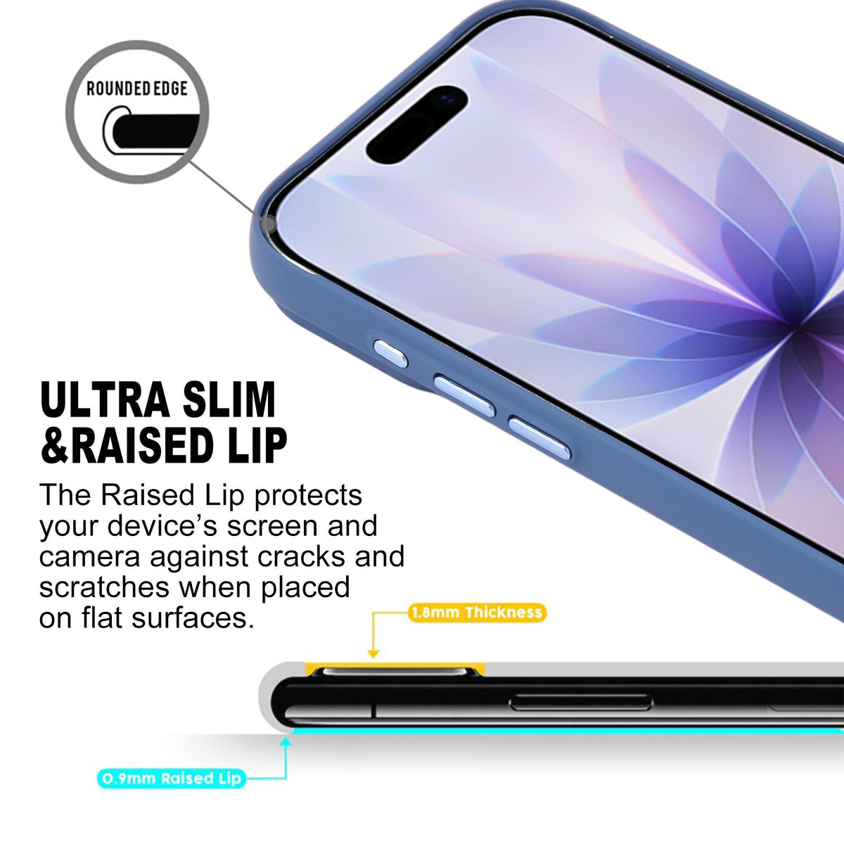 For iPhone 17 GEBEI Skin Feel Starry Dot Magnetic Phone Case - Blue - EDA009915903A