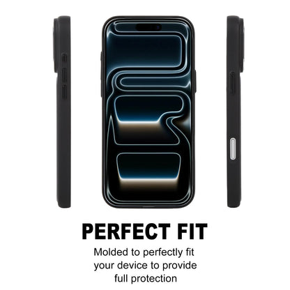 For iPhone 18 Pro GEBEI Skin Feel Starry Dot Magnetic Phone Case - Black - EDA009915904D