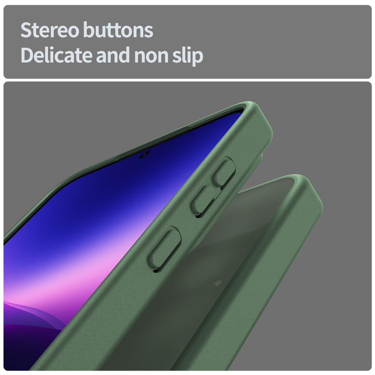 For Galaxy S26 FE 5G Fanying Series PC Hybrid TPU Translucent Frosted Phone Case - Olive Green - EDA009917902D