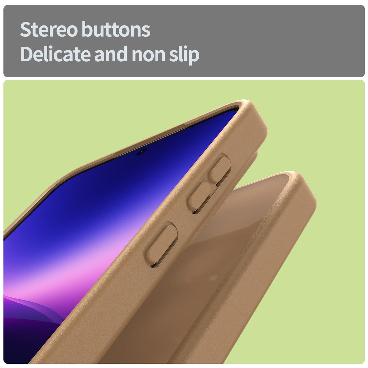 For Galaxy S26 FE 5G Fanying Series PC Hybrid TPU Translucent Frosted Phone Case - Desert Gold - EDA009917902G