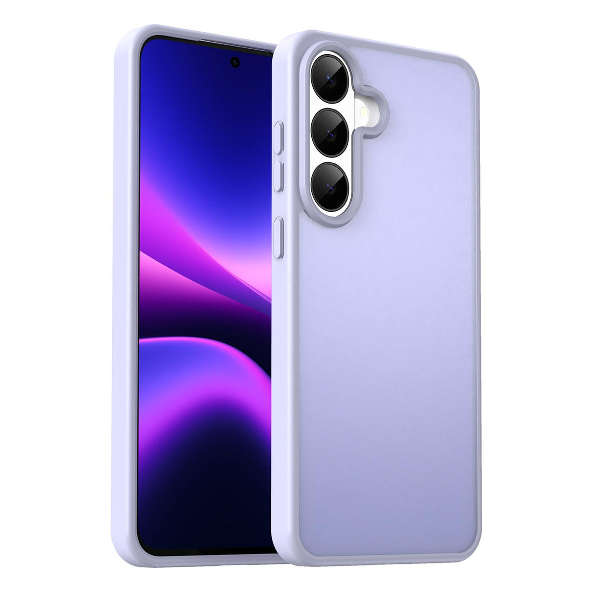For Galaxy S26 FE 5G Fanying Series PC Hybrid TPU Translucent Frosted Phone Case - Lavender - EDA009917902H