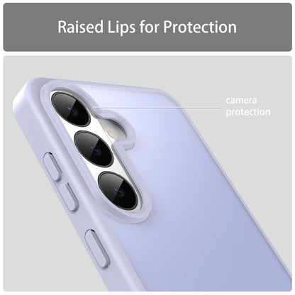 For Galaxy S26 FE 5G Fanying Series PC Hybrid TPU Translucent Frosted Phone Case - Lavender - EDA009917902H