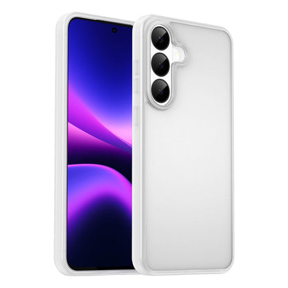 For Galaxy S26 FE 5G Fanying Series PC Hybrid TPU Translucent Frosted Phone Case - Matte White - EDA009917902J