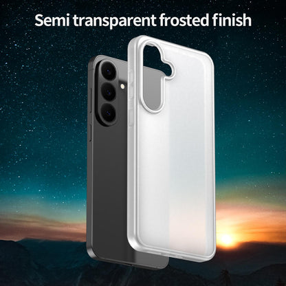 For Galaxy S26 FE 5G Fanying Series PC Hybrid TPU Translucent Frosted Phone Case - Matte White - EDA009917902J