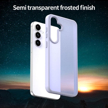 For Galaxy S24+ 5G Fanying Series PC Hybrid TPU Translucent Frosted Phone Case - Lavender - EDA009917903H