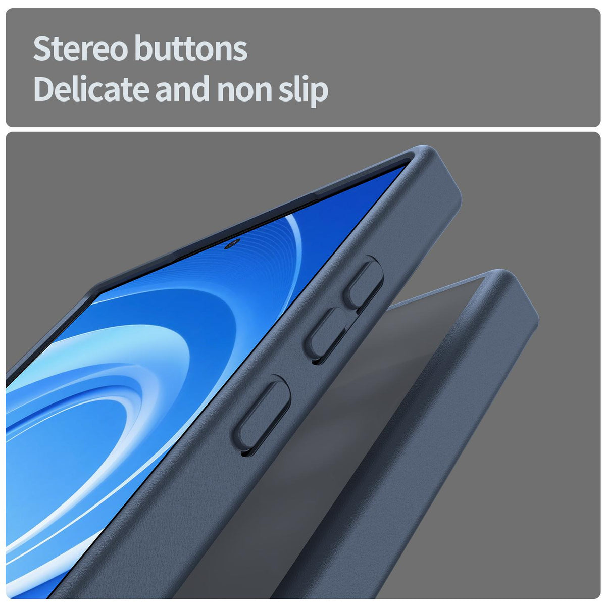 For Galaxy S24 Ultra 5G Fanying Series PC Hybrid TPU Translucent Frosted Phone Case - Cyan Blue - EDA009917905C