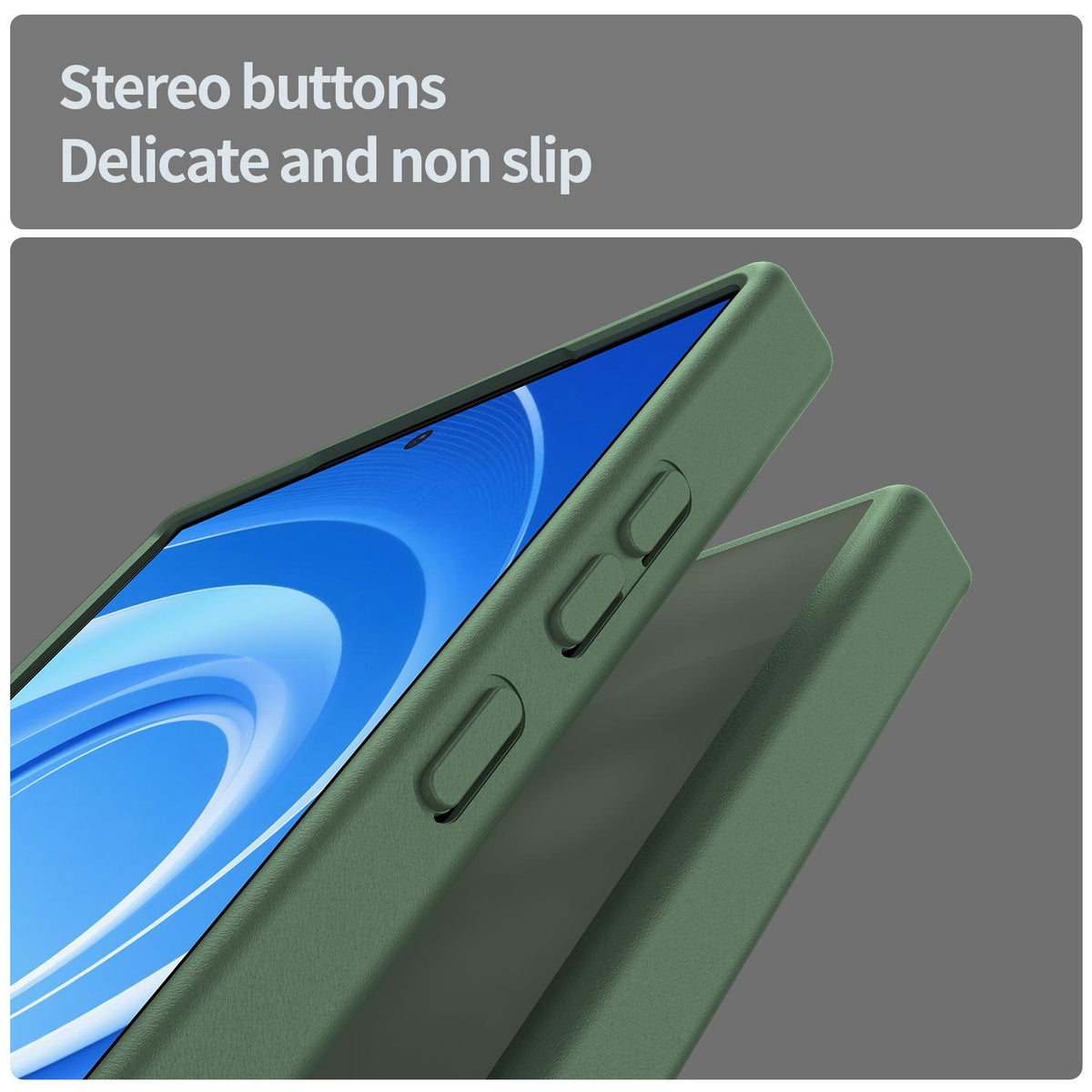 For Galaxy S24 Ultra 5G Fanying Series PC Hybrid TPU Translucent Frosted Phone Case - Olive Green - EDA009917905D