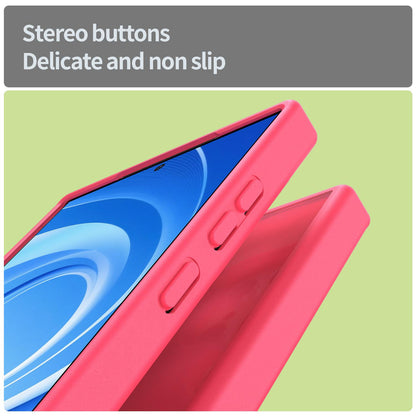 For Galaxy S24 Ultra 5G Fanying Series PC Hybrid TPU Translucent Frosted Phone Case - Rose Red - EDA009917905E