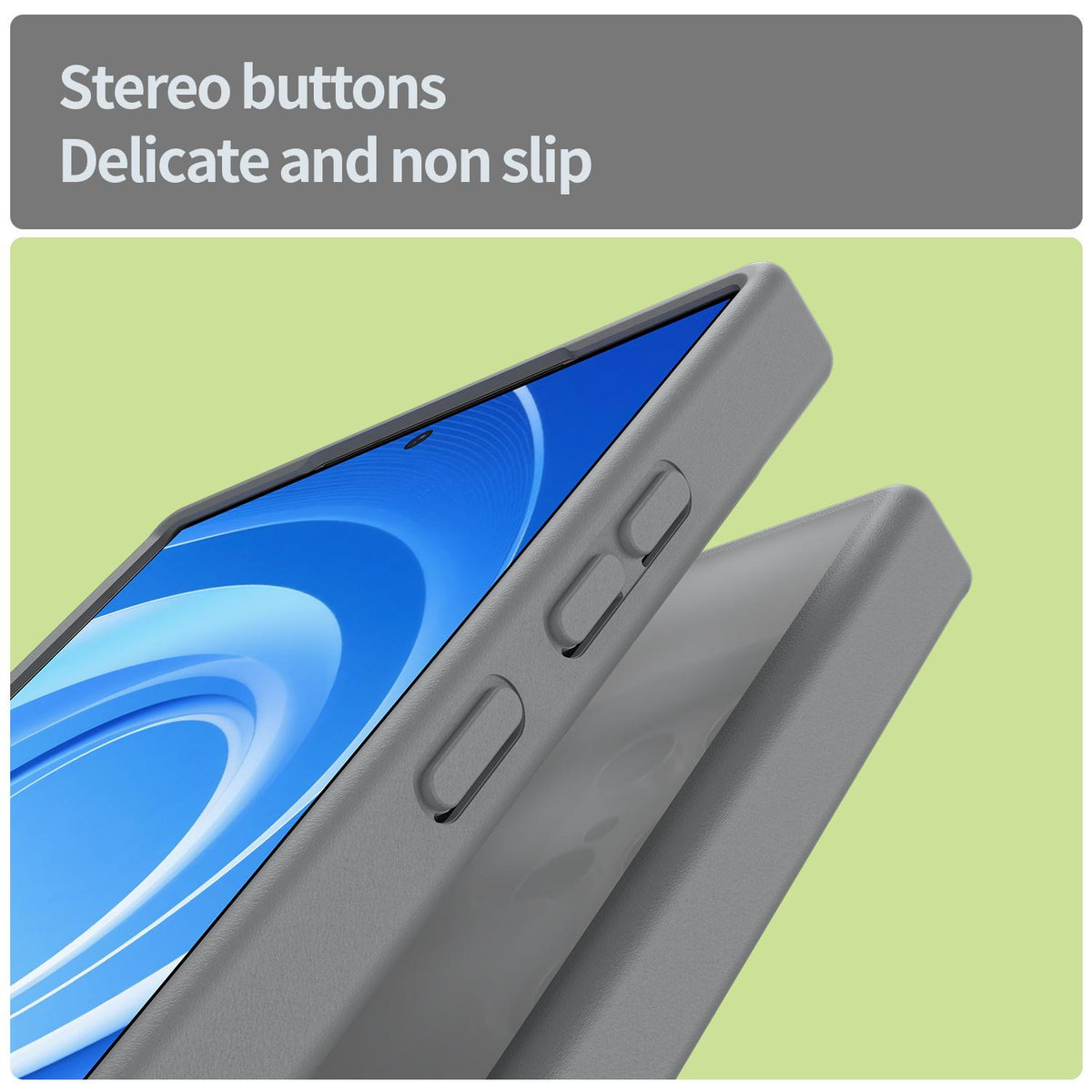 For Galaxy S24 Ultra 5G Fanying Series PC Hybrid TPU Translucent Frosted Phone Case - Silver Grey - EDA009917905F
