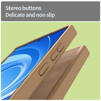 For Galaxy S24 Ultra 5G Fanying Series PC Hybrid TPU Translucent Frosted Phone Case - Desert Gold - EDA009917905G