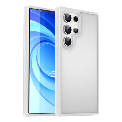 For Galaxy S24 Ultra 5G Fanying Series PC Hybrid TPU Translucent Frosted Phone Case - Matte White - EDA009917905J